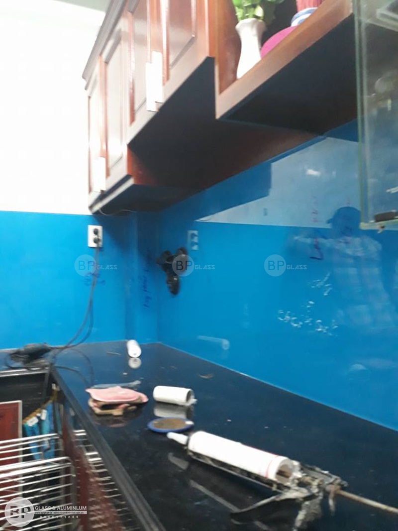 kính bếp, Lắp kính bếp tại 793 Phạm Văn Bách, HCM